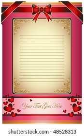 Wedding Card or Valentine Card