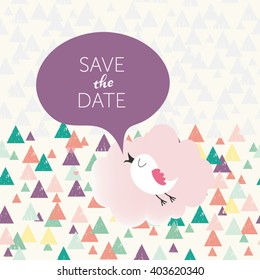Wedding card vector