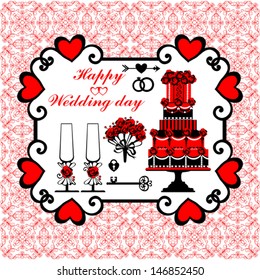 Wedding Card, Vector Version