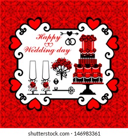 Wedding Card, Vector Version