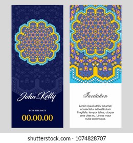 Wedding cards design vector