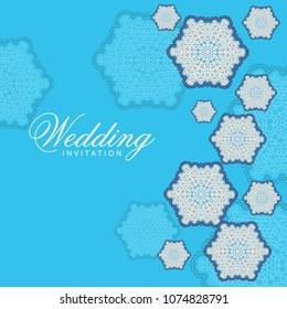 Wedding cards design vector