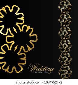 Wedding cards design vector
