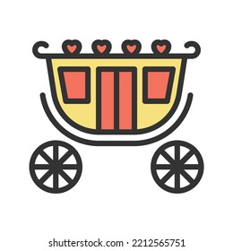 Imagen vectorial del icono de portada de bodas. También se puede usar para Fitness físico. Adecuado para aplicaciones móviles, aplicaciones web y medios impresos.