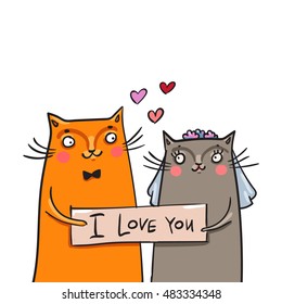 wedding cats. i love you.