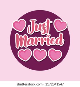 wedding celebration card with heart love