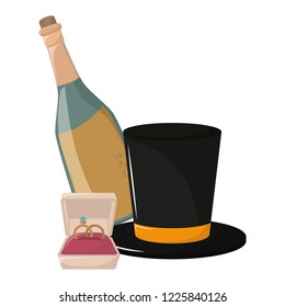 Wedding celebration cartoons