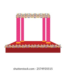 Wedding ceremony decorative Mandap for Bride and Groom