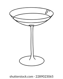 Wedding champagne glasses icon outline vector. Event service.