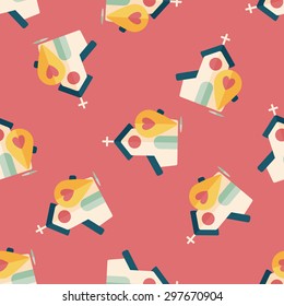 wedding church flat icon,eps10 seamless pattern background