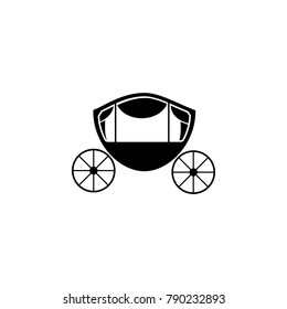 wedding coach icon. Lovers icon. Wedding element icon. Premium quality graphic design. Signs, symbols collection icon for websites, web design, mobile, info graphics on white background