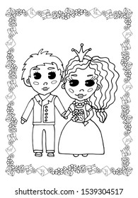 Bride Groom Coloring Book Hd Stock Images Shutterstock