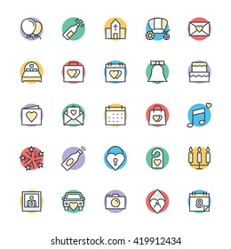 Wedding Cool Vector Icons 1
