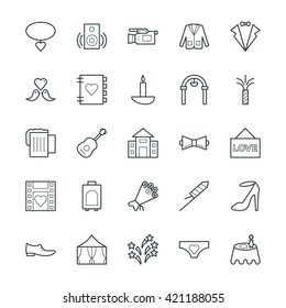 Wedding Cool Vector Icons 4