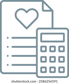 Wedding Cost vector icon. Can be used for printing, mobile and web applications.