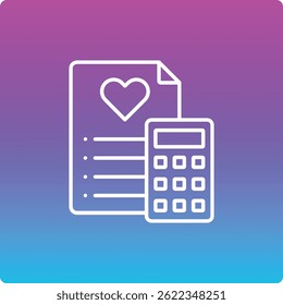 Wedding Cost vector icon. Can be used for printing, mobile and web applications.