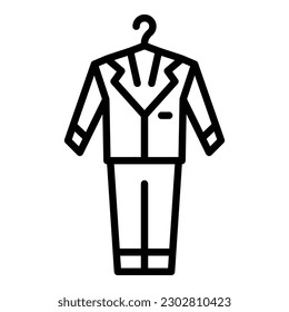 Wedding costume icon outline vector. Event service. Car ceremony