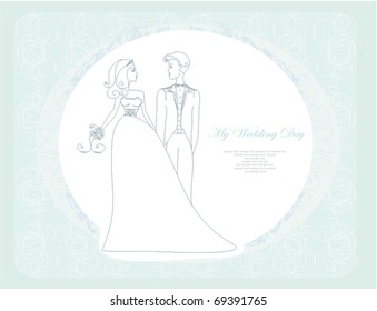 wedding couple background