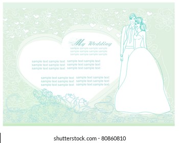 wedding couple background