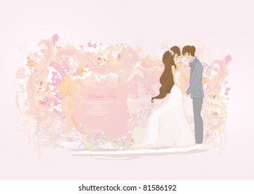 wedding couple background