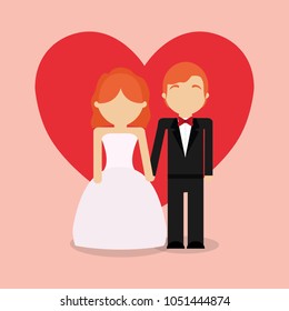 Wedding couple design