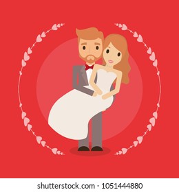 Wedding couple design