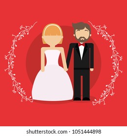 Wedding couple design