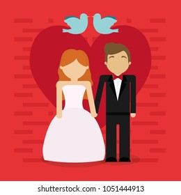 Wedding couple design