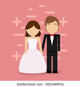 Wedding couple design