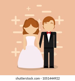 Wedding couple design