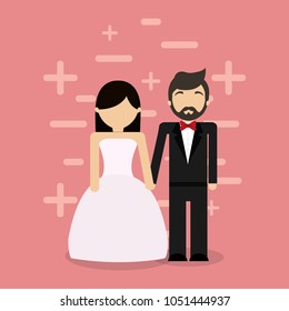 Wedding couple design
