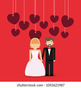 Wedding couple design