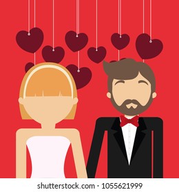 Wedding couple design