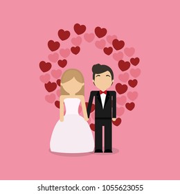 Wedding couple design