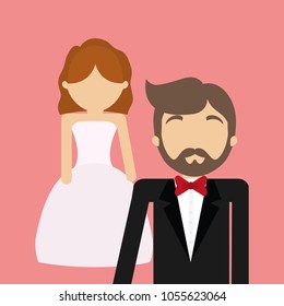 Wedding couple design