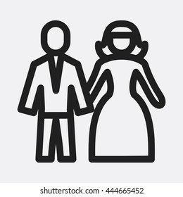 Wedding couple Icon