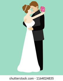 Wedding Couple Illustration