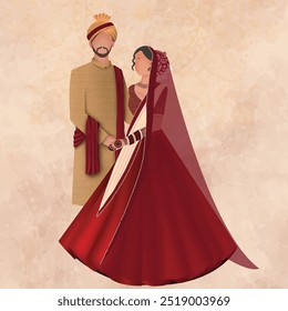 wedding couple illustration, wedding couple, bride and groom, for wedding, illustration, men, women, colorful couples, colorful illustration