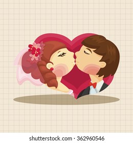 wedding couple theme elements