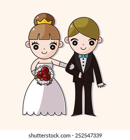wedding couple theme elements vector,eps