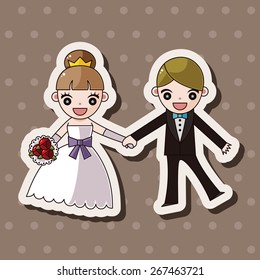 wedding couple theme elements vector,eps