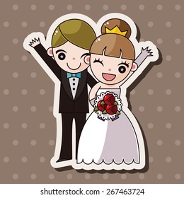 wedding couple theme elements vector,eps