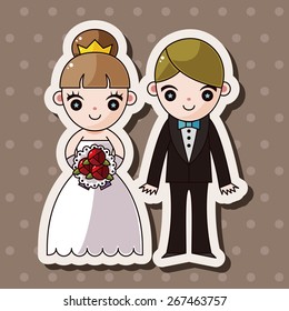 wedding couple theme elements vector,eps