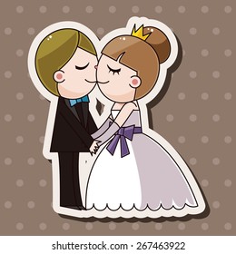 wedding couple theme elements vector,eps