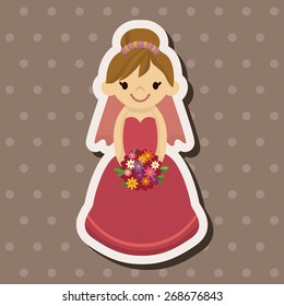 wedding couple theme elements vector,eps