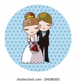 wedding couple theme elements vector,eps