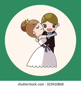 wedding couple theme elements vector,eps