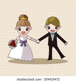 wedding couple theme elements vector,eps