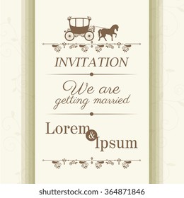 Wedding cute card 