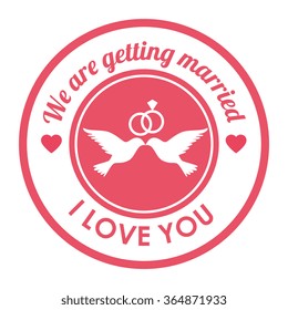 Wedding cute card 